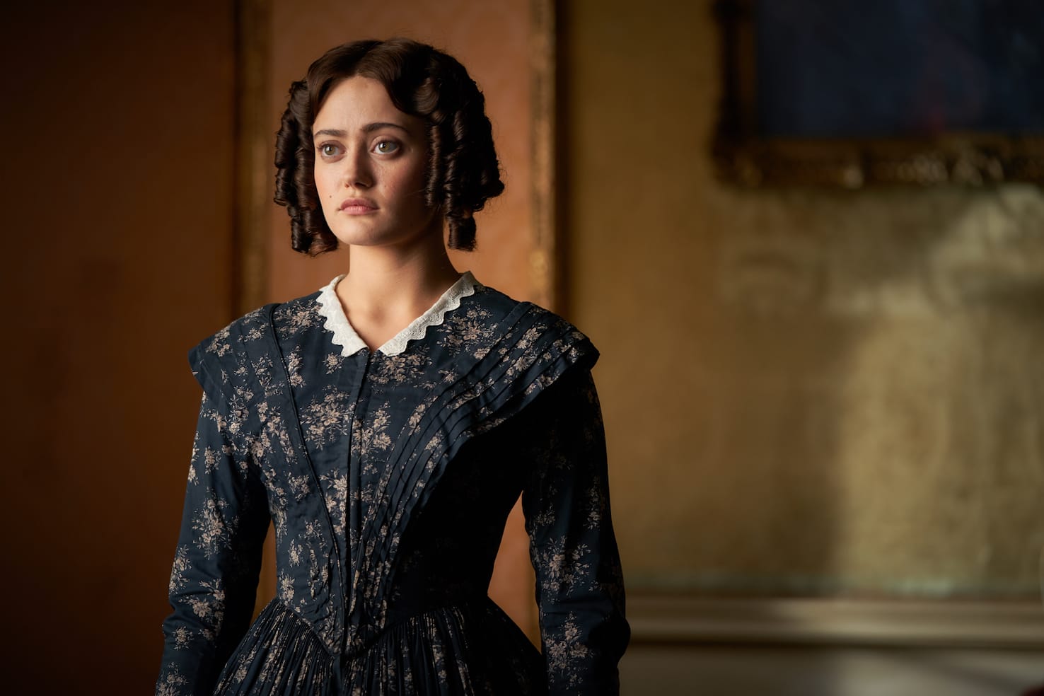 Ella Purnell as Lady Maria Grey in 'Belgravia' Season 1