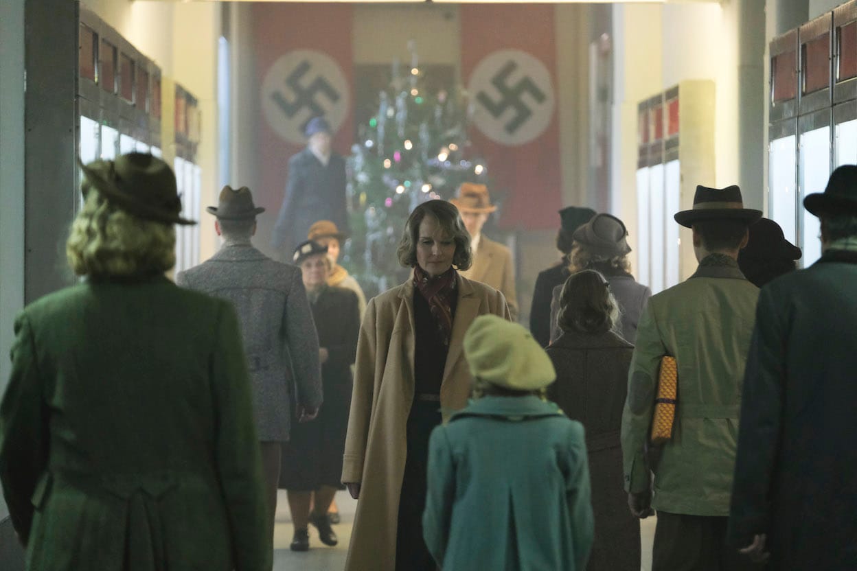 Helen Hunt as Nancy Campbell in&nbsp;World on Fire Season 1