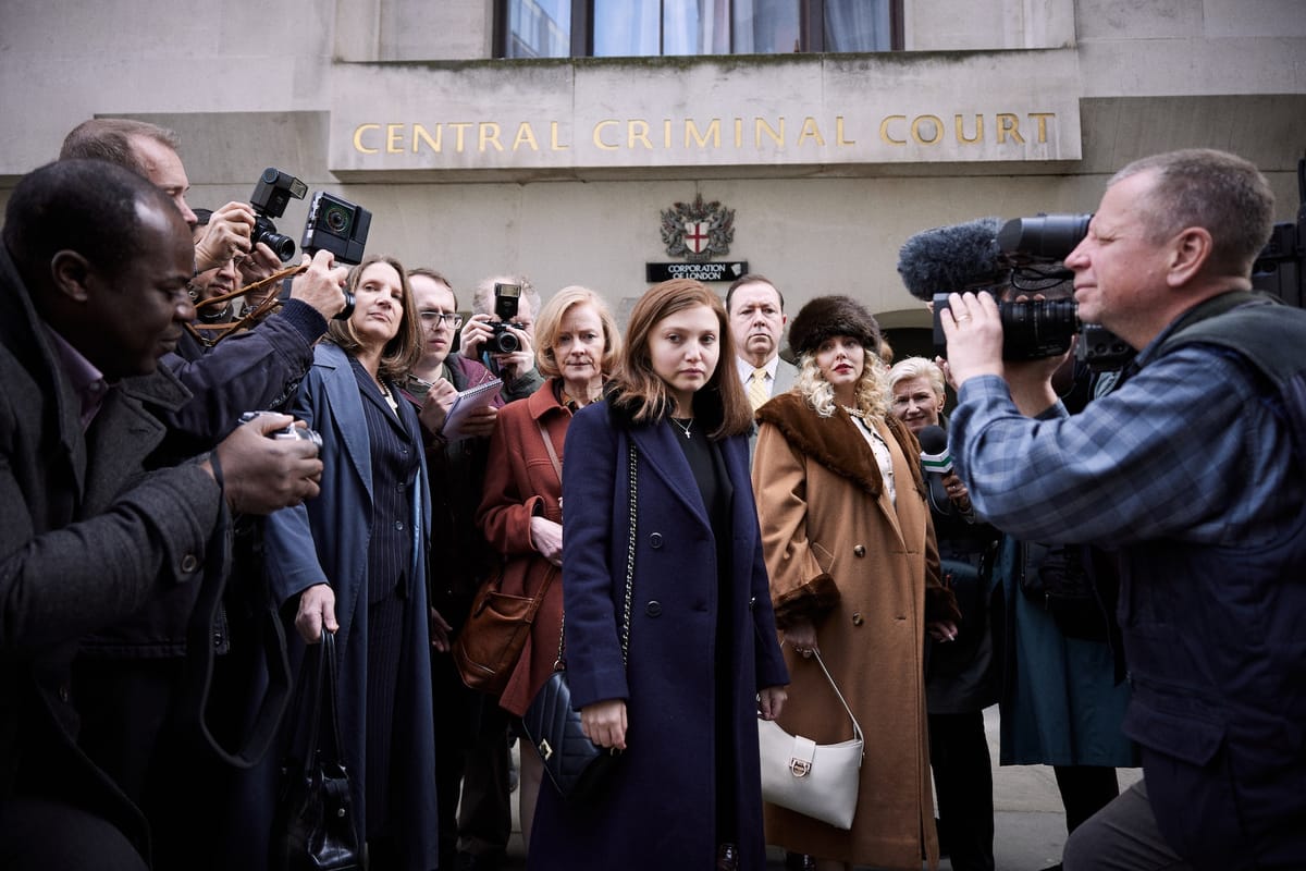 Claire Skinner, Mia McKenna-Bruce, Daniel Ryan, and Ophelia Lovibond in "The Lady" 