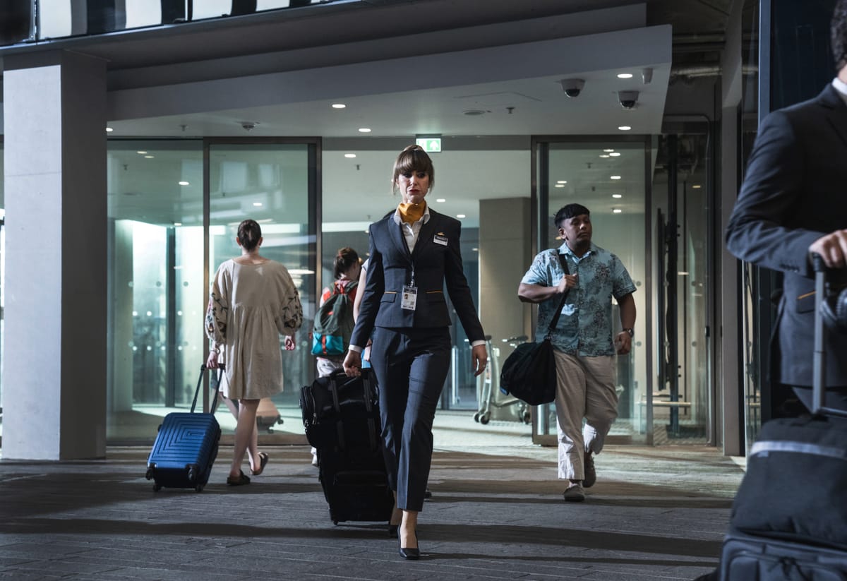 The First Images From 'In Flight' See Katherine Kelly In Danger In the Skies